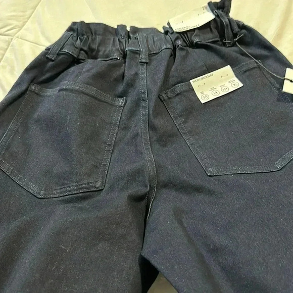 WEWOREWHAT PAPERBAG STRAIGHT ANKLE JEAN SIZE 28 NWT - Picture 8 of 9